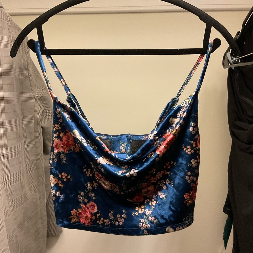 Cider Blue Relaxed Crop Midi Dress
